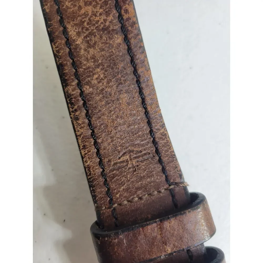 Dockers Brown Leather Classic Everyday Casual Work Dress Belt‎ Men's Size 42